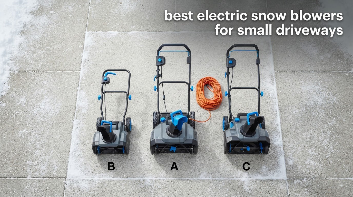 best electric snow blowers for small driveways