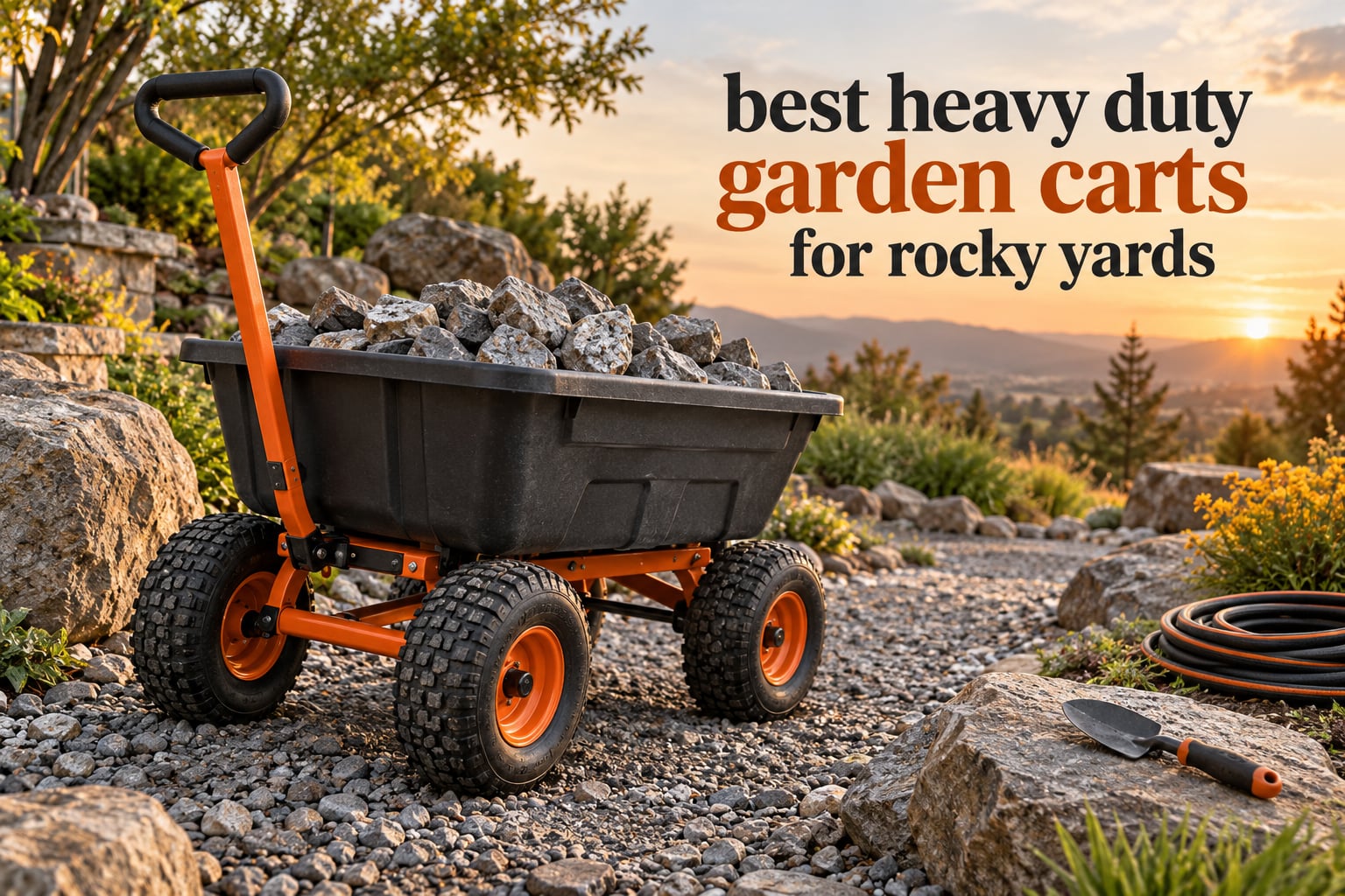 best heavy duty garden carts for rocky yards