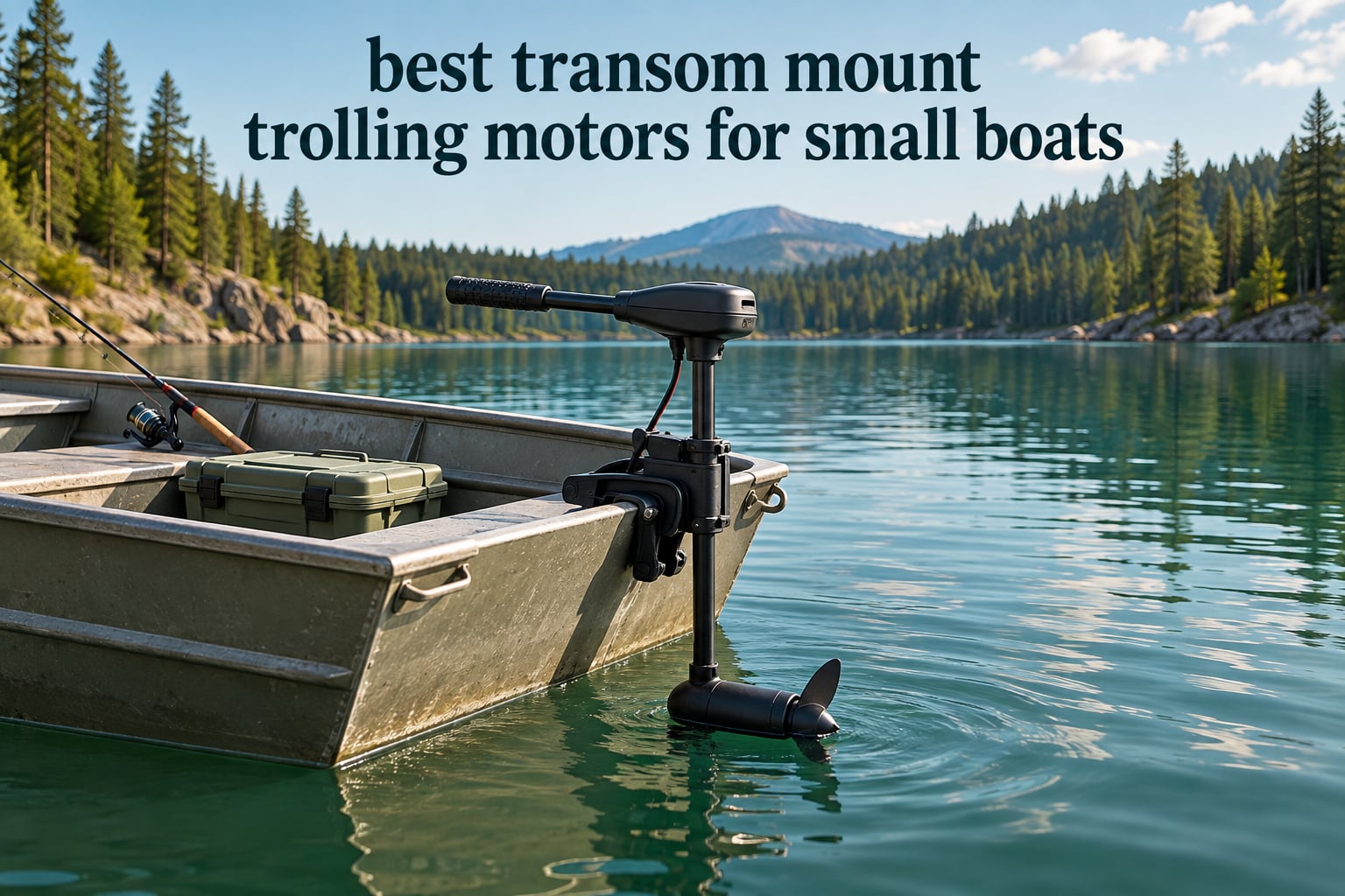 best transom mount trolling motors for small boats