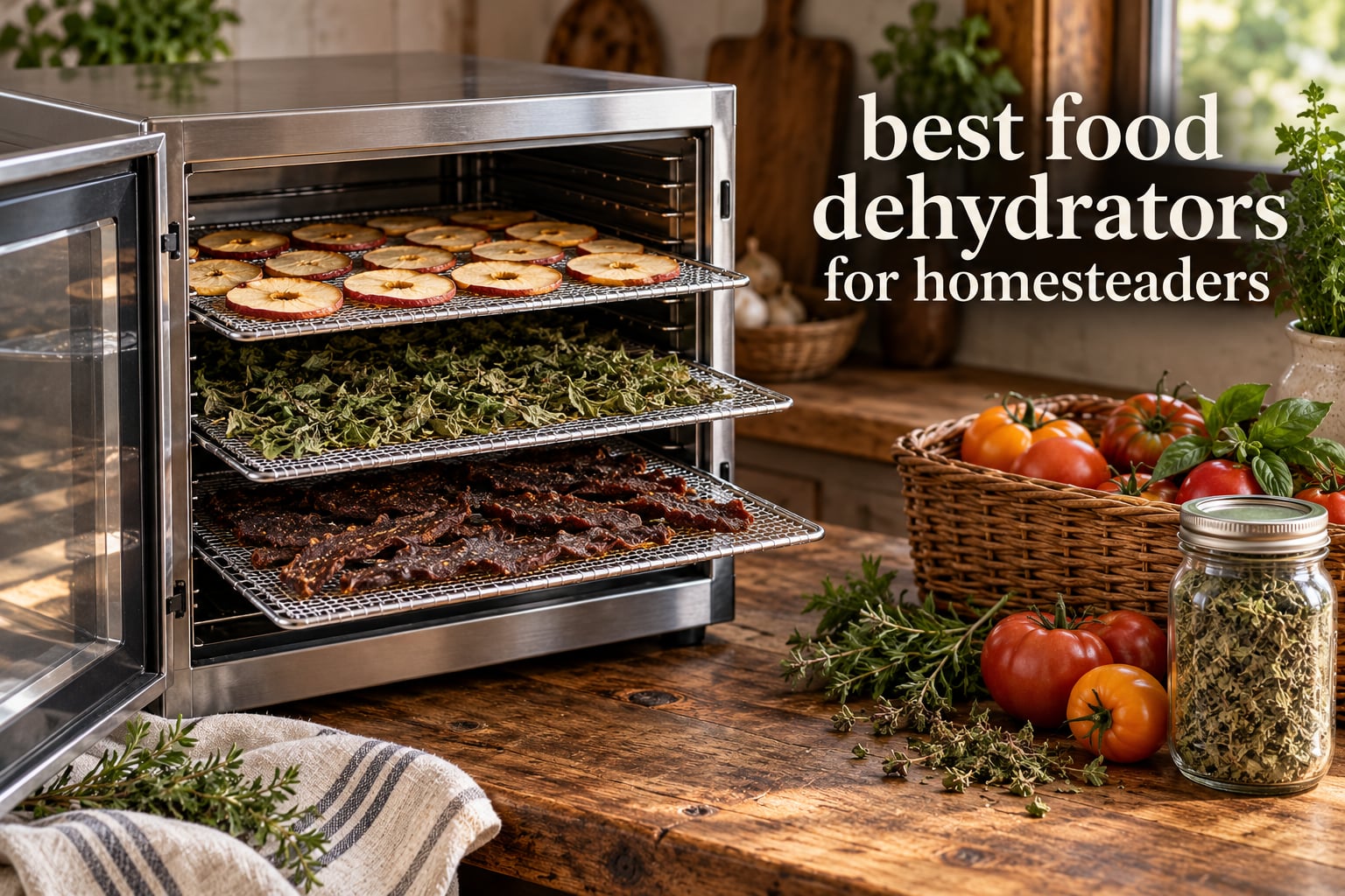 best food dehydrators for homesteaders