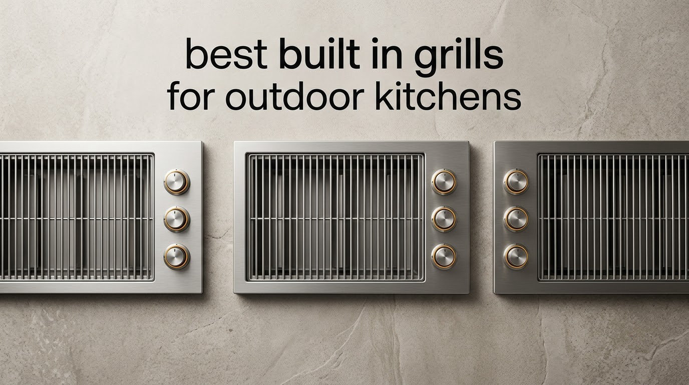 best built in grills for outdoor kitchens