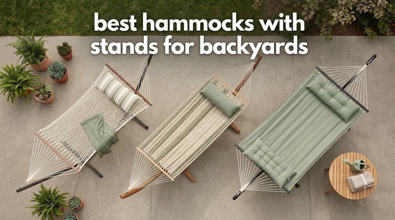 best hammocks with stands for backyards